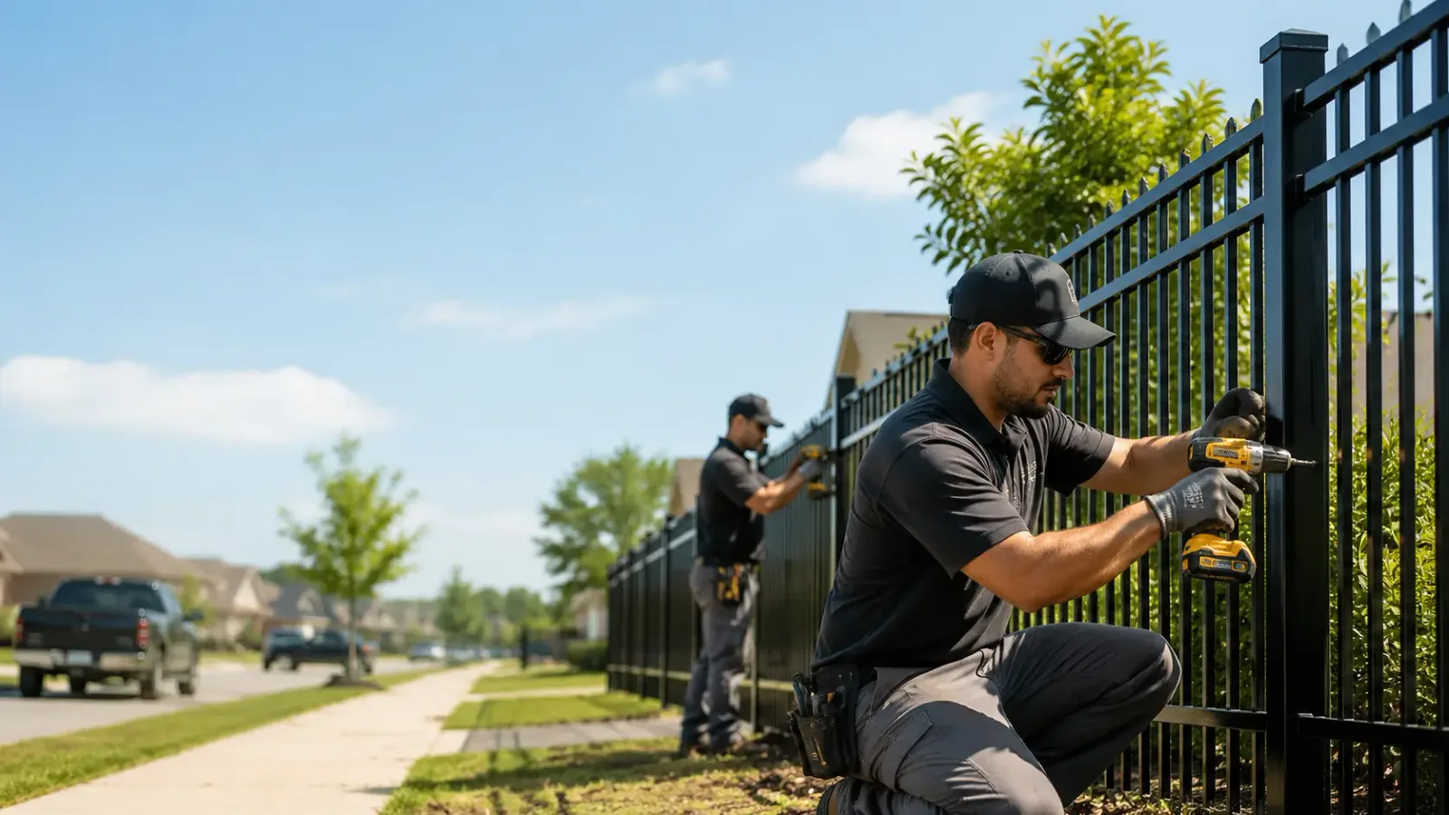 Metal Fence Installation in Burrillville, RI